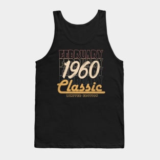 february 1960 birthday Tank Top